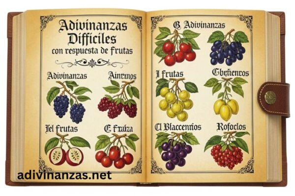Adivinanzas Dificiles Con Respuesta De Frutas