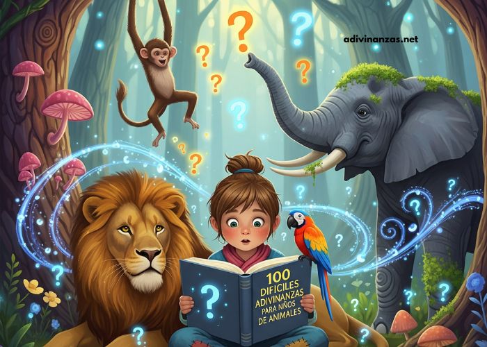 100 Dificiles Adivinanzas Para Niños De Animales