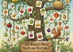 100 adivinanzas de frutas y verduras
